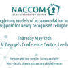 Join us for our one-day event focusing on refugee accommodation and support on May 24th logo 2