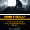 ‘Mind the Gap’ – new report on refugees facing homelessness after move on period thumbnail of front cover
