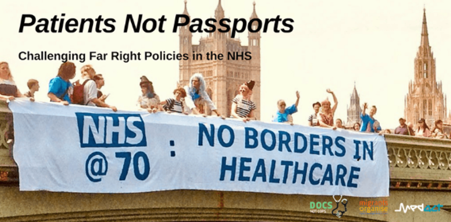 Upcoming Event On 30th April Patients Not Passports Challenging Far Right Policies In The Nhs 8808