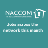 Jobs across the network in August Jobs across the network this month Facebook