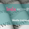 Free media training for NACCOM members with IMIX Media training Facebook + website