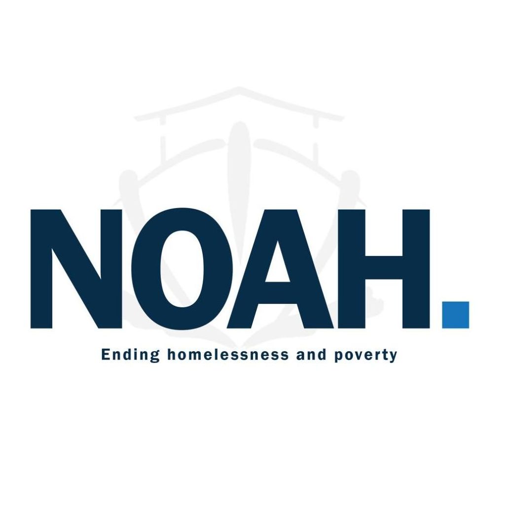 NOAH Enterprise logo with the strapline 'ending homelessness and poverty'