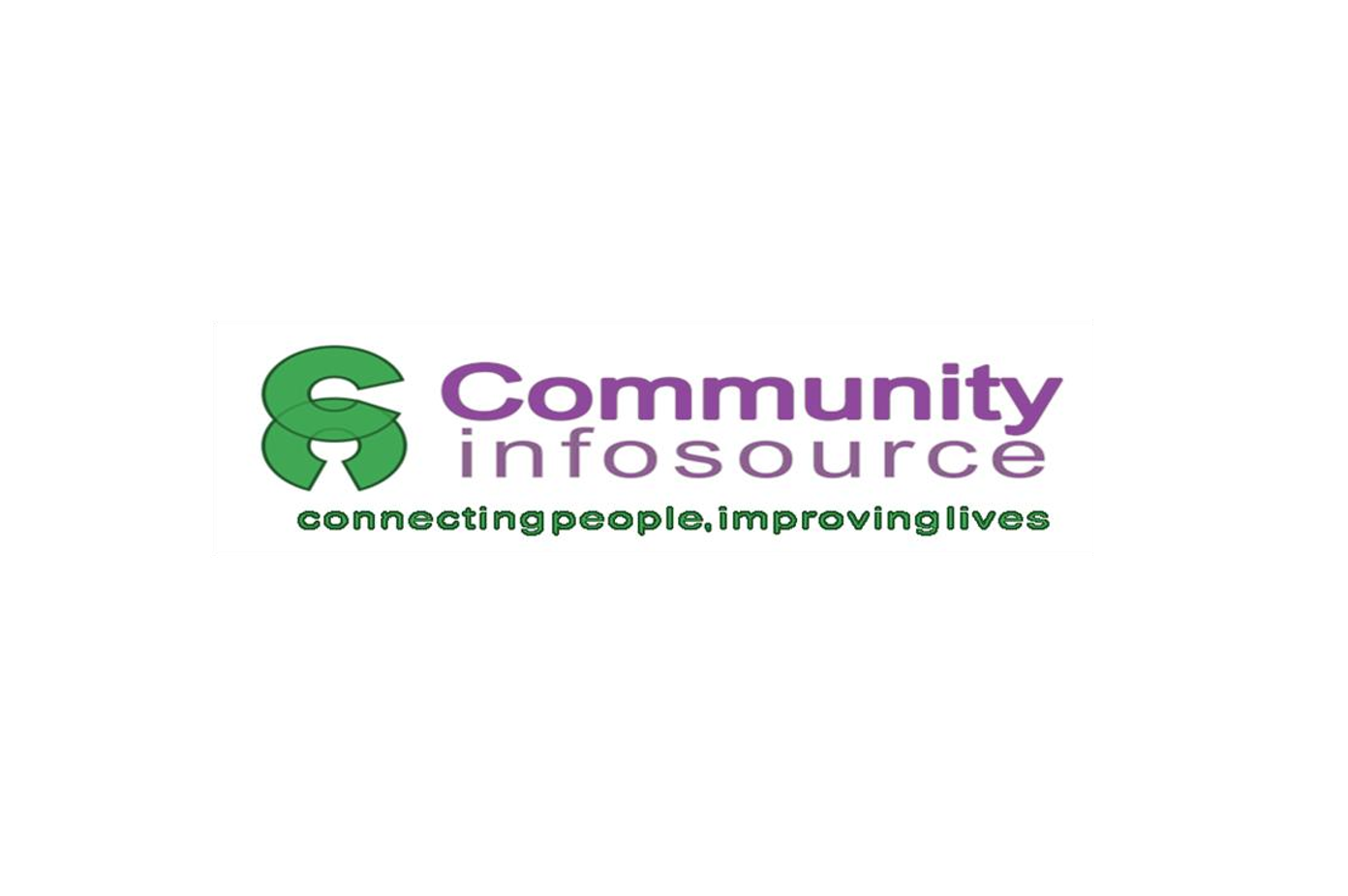 Community Infosource – LOGO Community Infosource logo with the strapline: Connecting people, improving lives.