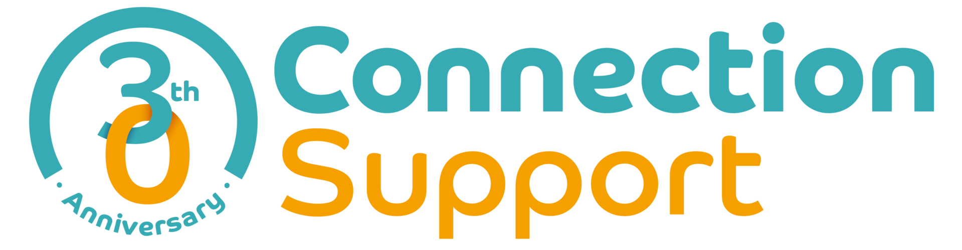 Connection Support 30th Anniversary Logo