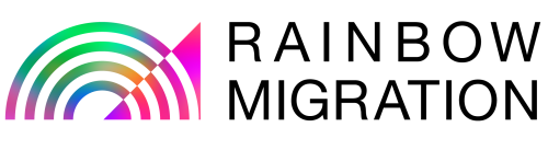 Rainbow Migration Rainbow Migration logo